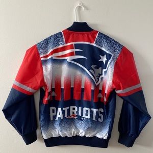 New England Patriots NFL Bomber Jacket Size M